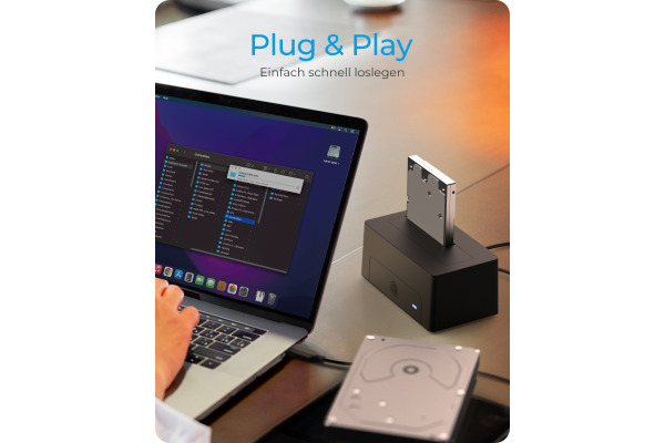 ICY BOX DockingStation 2.5 & 3.5inch IB-1121U3 Single USB 3.2 Gen1
