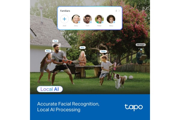 TP-LINK Outdoor Pan/Tilt Security Cam TAPO C560 4K, Smart AI