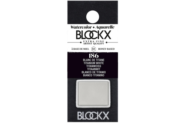 BLOCKX Aquarellfarbe 1.5ml 41186BXC titanweiss