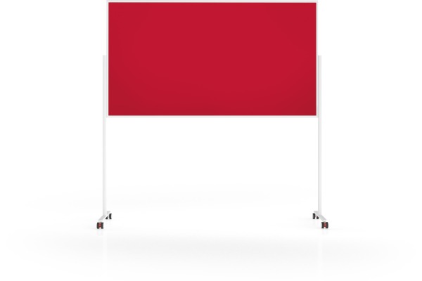MAGNETOP. Design-Moderatorentafel VP 1181106 Filz, rot 1000x1800mm