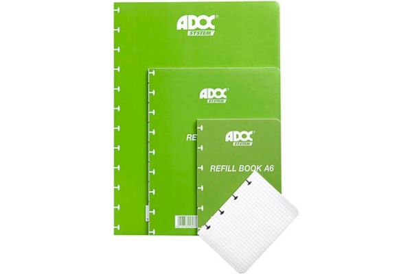 ADOC Ersatzblätter A5 3845.609 kariert 5x5 72 Blatt