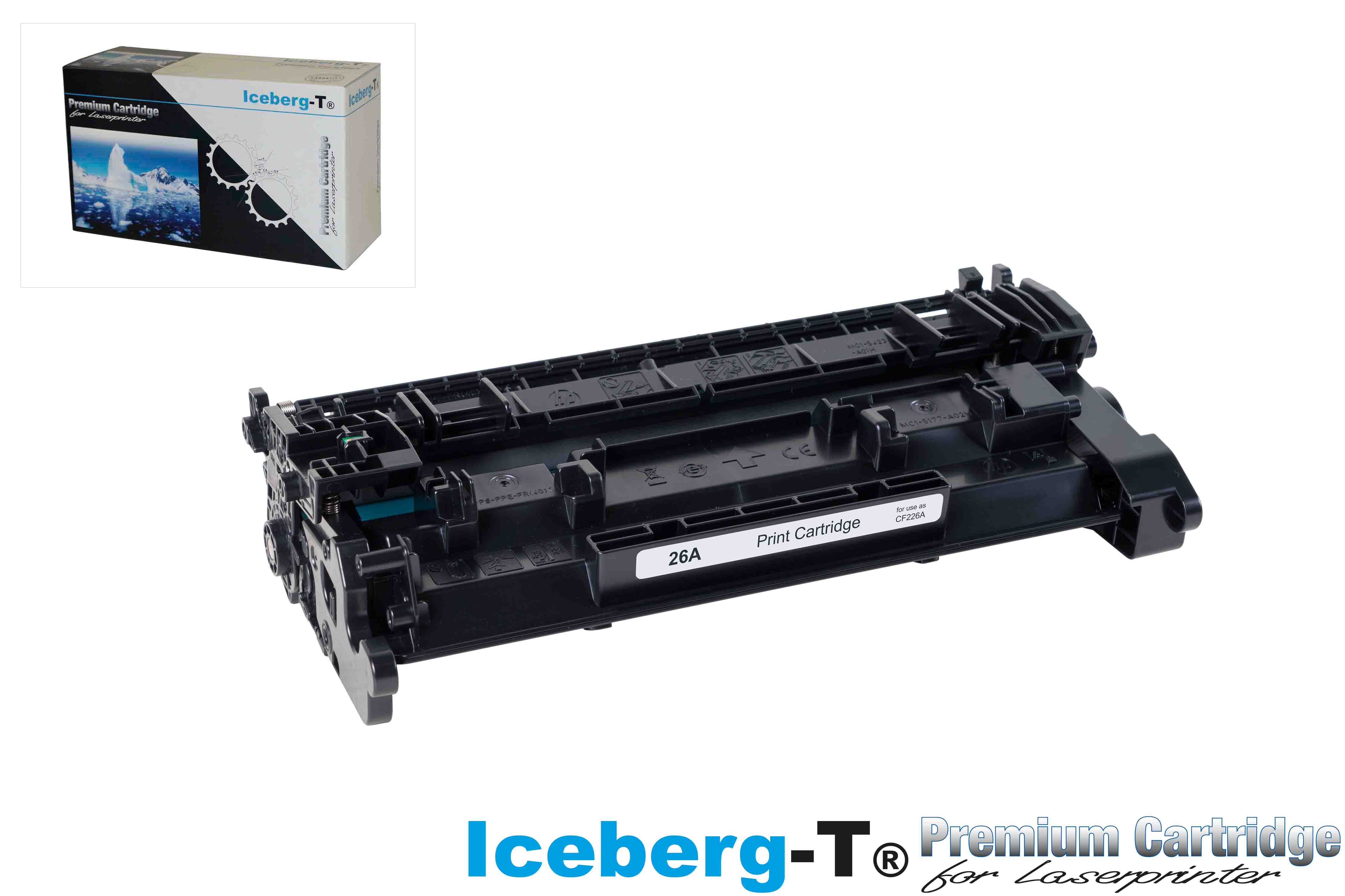 Iceberg-T Toner CF226A 3'100 Seiten, schwarz