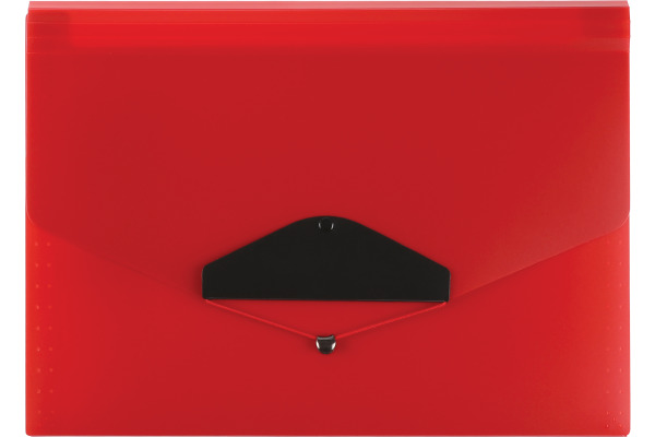 BÜROLINE Fächermappe A4 663298 rot 6-teilig