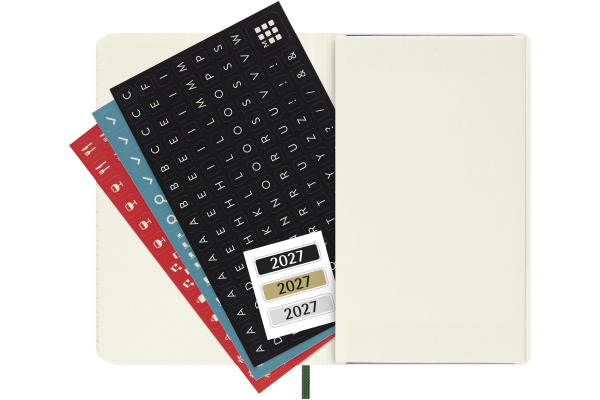 MOLESKINE Agenda Classic Pocket 2027 DSK1512WN 1W/1S myrtengrün SC 9x14cm