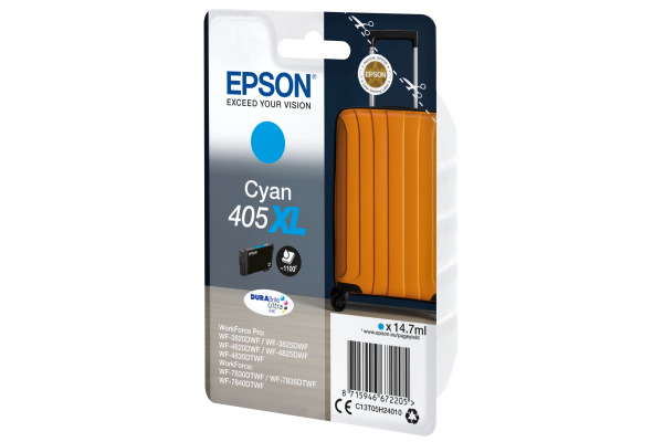 EPSON Tintenpatrone 405XL cyan T05H24010 WF-7830DTWF 1100 Seiten