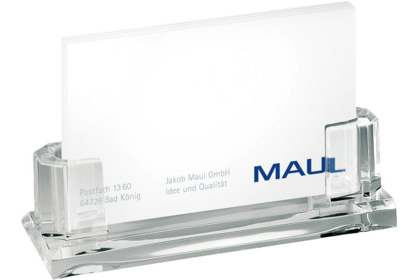 MAUL Visitenkarten-Halter Acryl 1959405 glasklar