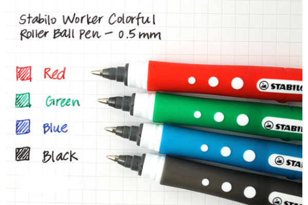 STABILO worker colorful Roller 0.5mm 2019/4 4 Farben ass.