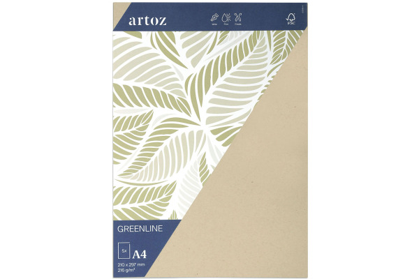 ARTOZ Karten 1001 A4 269614584 216g, desert 5 Blatt