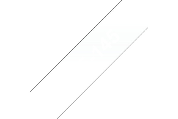 PTOUCH Band, laminiert weiss/klar TZe-145 PT-2450DX 18 mm