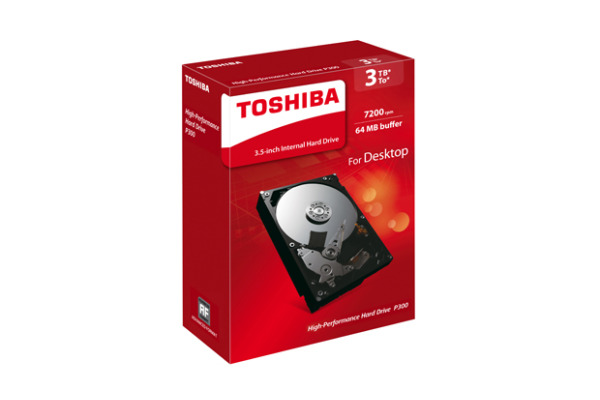 TOSHIBA HDD P300 High Performance 3TB HDWD130EZ internal, SATA 3.5 inch