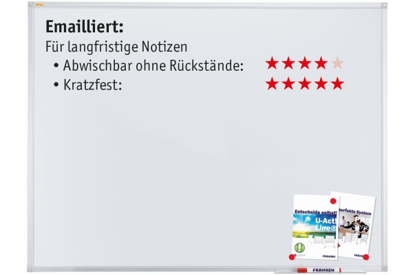 FRANKEN Whiteboard 100x150cm SC3209 X-tra!Line emailliert