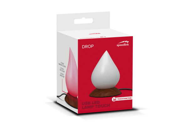 SPEEDLINK Drop USB LED Lamp touch SL600604L brown
