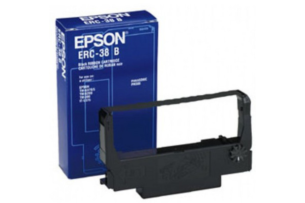 EPSON Farbband Nylon ERC 38 schwarz S015374 TM-U200 3 Mio.Zeichen