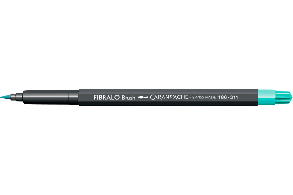 CARAN D'A Classic Fibralo Brush 0.5-5mm 186.211 jade
