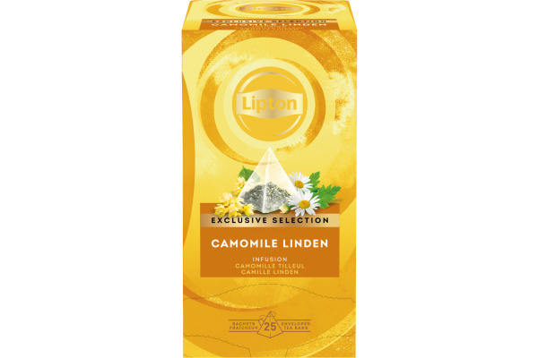 LIPTON Kamille - Linde Tee 4071222 25 Pyramiden