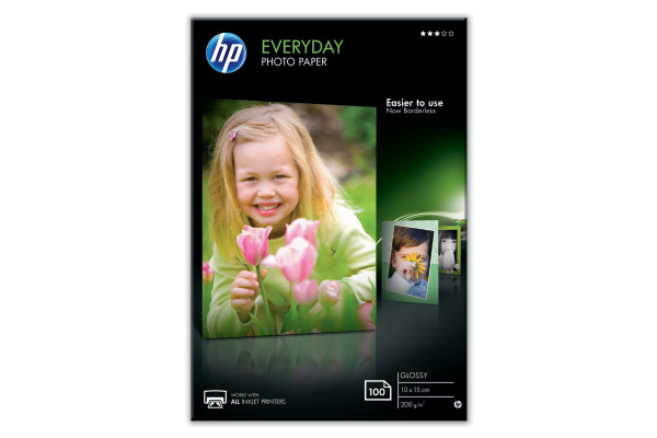HP Everyday Photo Paper 10x15cm CR757A InkJet, glossy 200g 100 Blatt