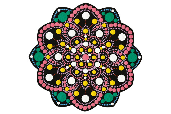 ALADINE Dot painting Punktmalerei 85502 Form & Schablone 20cm