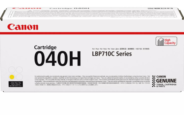 CANON Toner-Modul 040H yellow 0455C001 LBP 710Cx/712Cx 10'000 Seiten