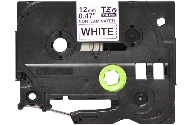 PTOUCH Band,nicht lam. schwarz/weiss TZe-N231 PT-300 12 mm