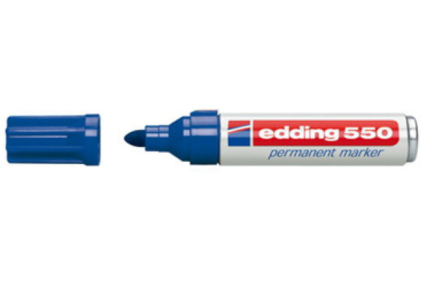 EDDING Permanent Marker 550 3-4mm 550-3 blau