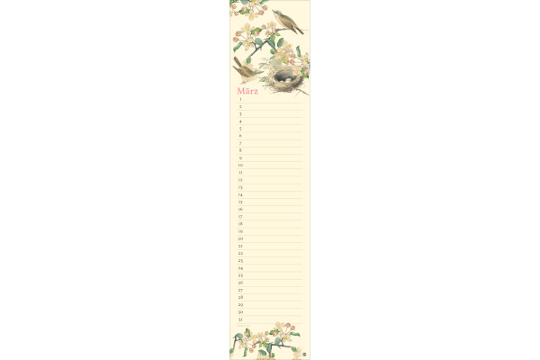 HEYE Geburtstagskalender 1908-05 Edith Holden 11x49cm