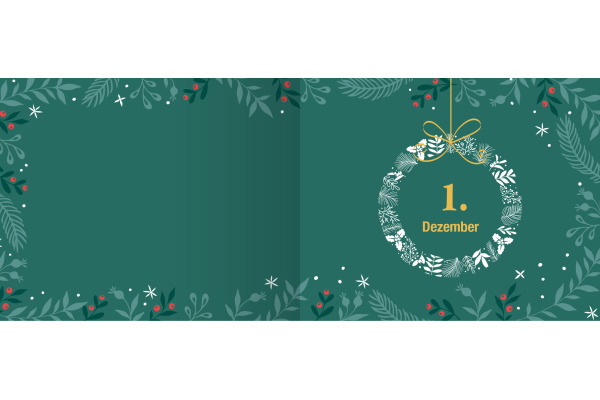 ARS EDITI Adventskalender 15.3x12.6cm 136202 24 Knobelaufgaben