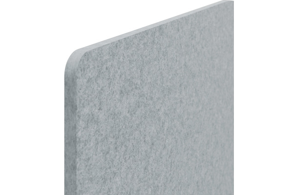 LEITZ Trennwand Leitz ERGO 60x70cm 61220085 grau, höhenverstellbar