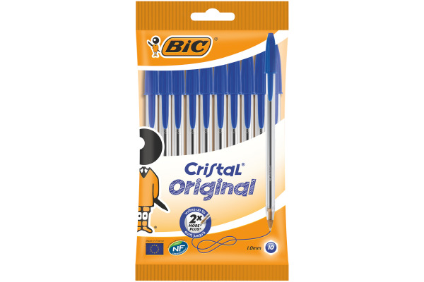 BIC Kugelschreiber Cristal M 516352 10 Stück, blau