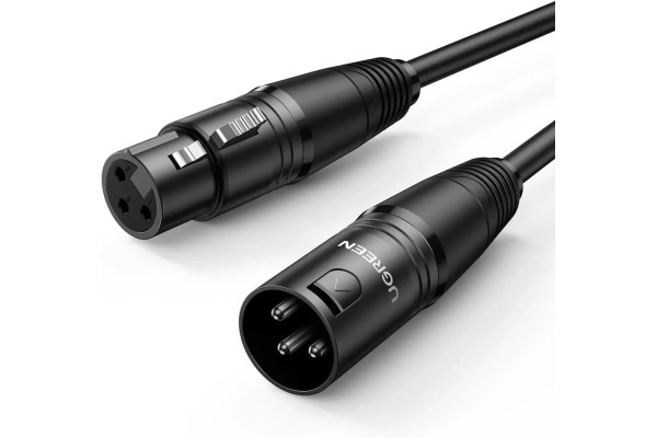 UGREEN Cable Xlr-Xlr Male-Female 20708 Microphone, 1m,BB