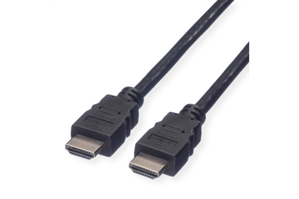 VALUE HDMI High Speed Kabel 11.99.555 Black, ST/ST, 1080p, 3D 5m