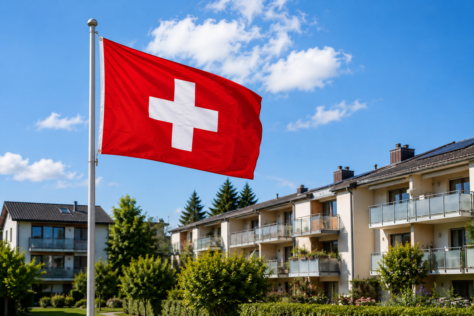 Schweizer Flagge 150x90cm Fahne aus Polyester 