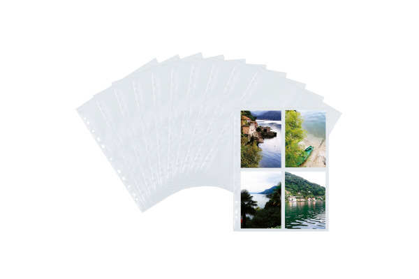 HERMA Zeigetaschen Fotophan A4 7585 für Fotos 10x15cm 10 Stück