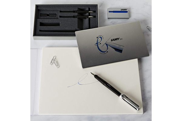 LAMY Schönschreibset 011 joy 1217713 3 Federstärke, 1 Patrone
