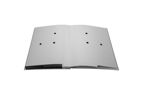 BIELLA Unterschriftenmappe A4 34142027U dunkelgrau 20-teilig