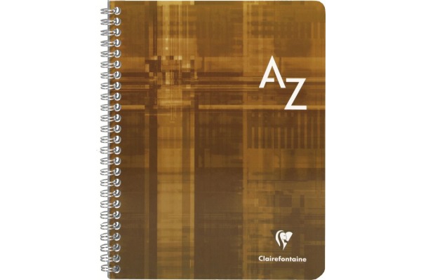 CLAIREFON Adressbuch Index A5 8539C ass., kariert, 5mm 50 Blatt