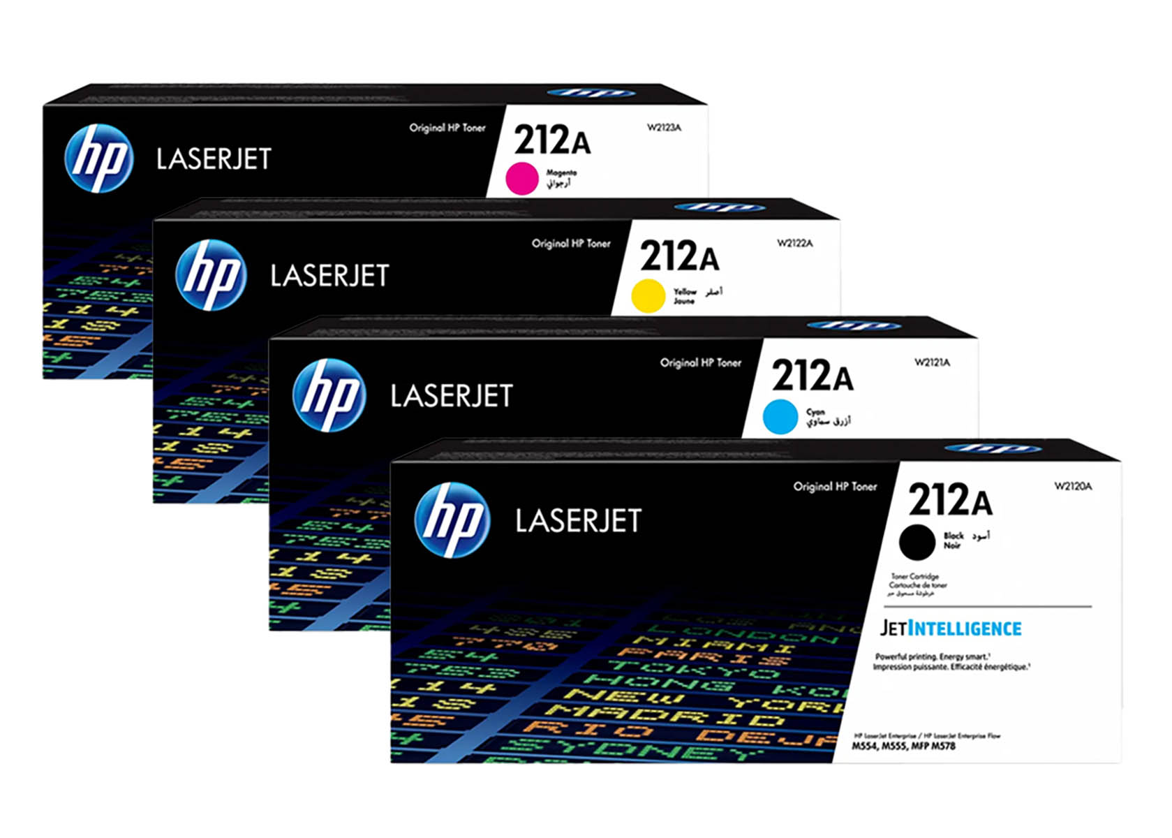 Set Hp Kit Original HP 212A / W2120A SET Multipack / Set mit allen vier Farben