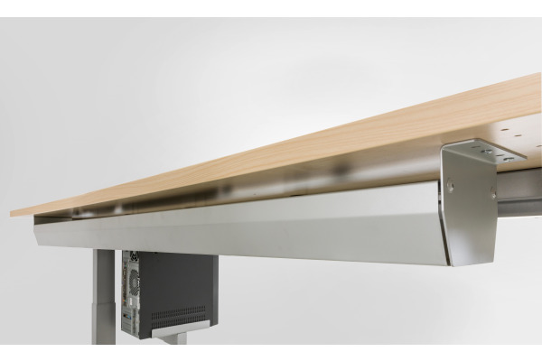 APOLLO Kabelwanne 146cm VKC18/G graphit, für 180-200cm Tisch