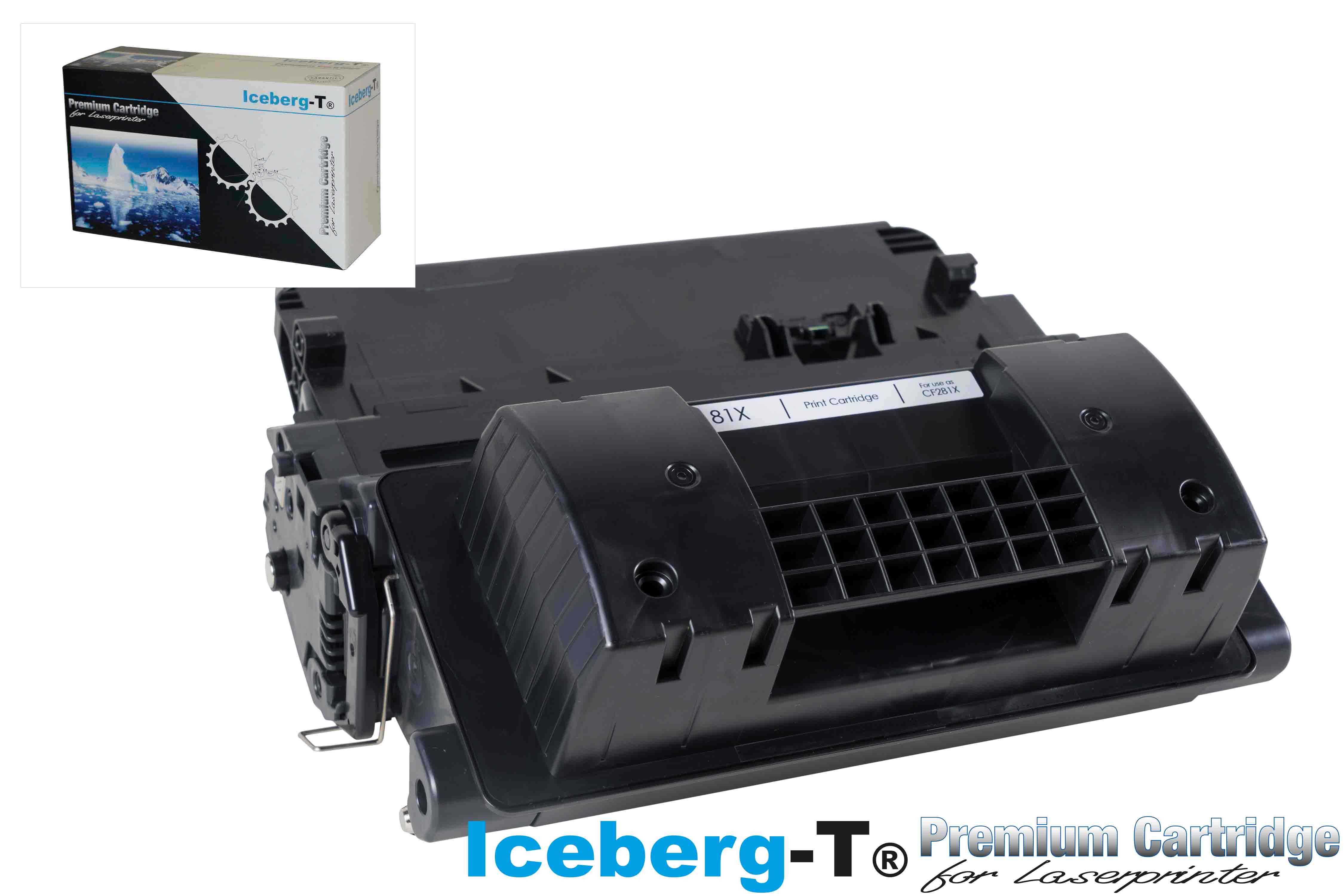 Iceberg-T Toner CF281X / 81X 25'000 Seiten, schwarz