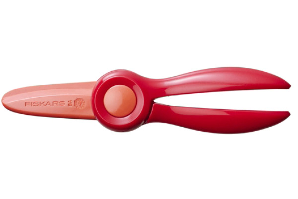 FISKARS Kinderschere 9.5cm 1064065 rot, für Anfänger