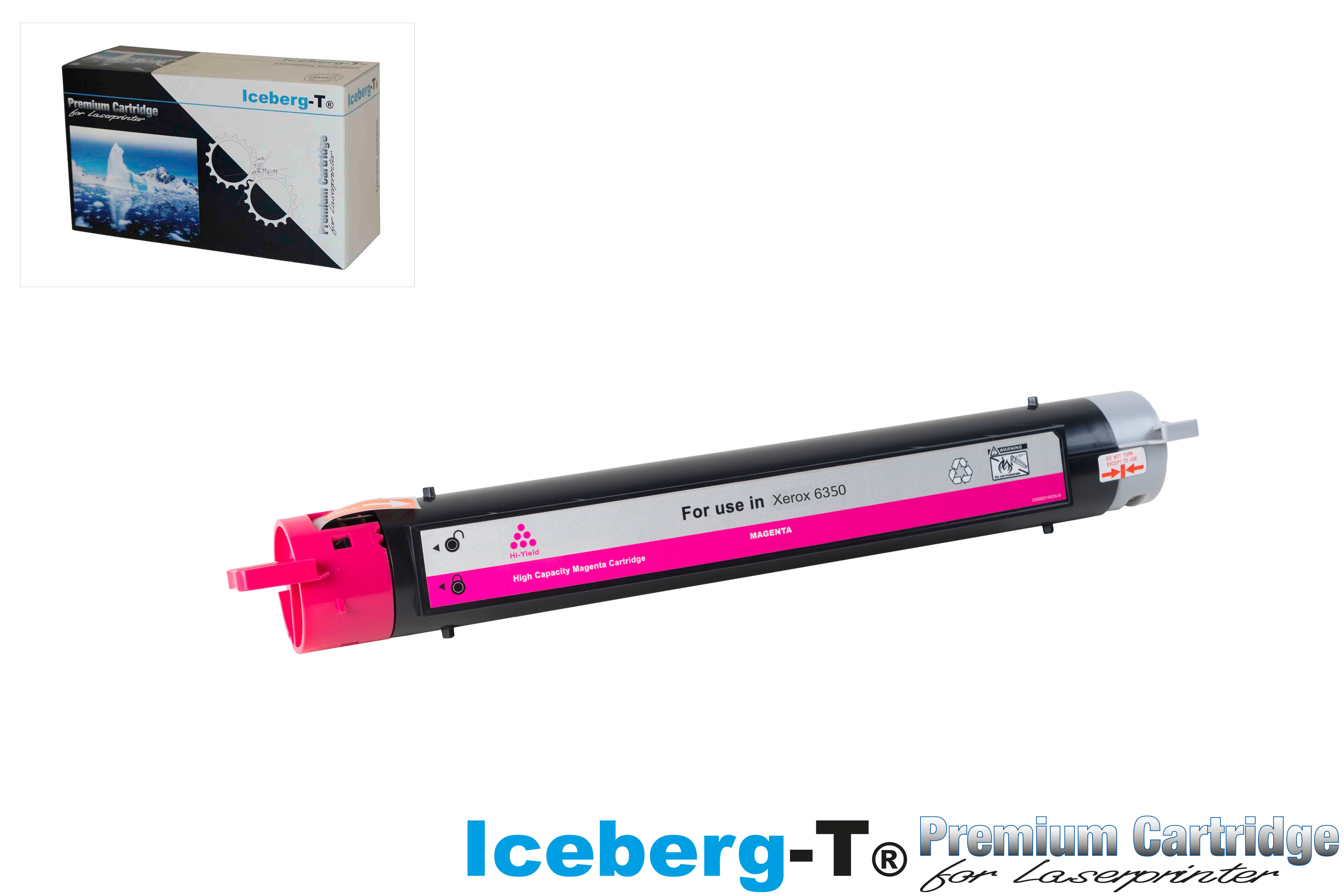Iceberg-T Toner Xerox Phaser 6350 10'000 Seiten, magenta