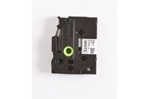 PTOUCH Flexitape lamin. schwarz/weiss TZe-FX241 zu PT-550 18 mm