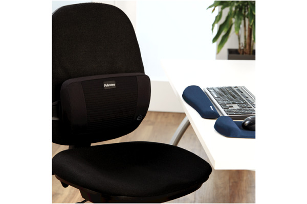 FELLOWES Handgelenkauflage Plushtouch 9287402 blau, für Tastatur
