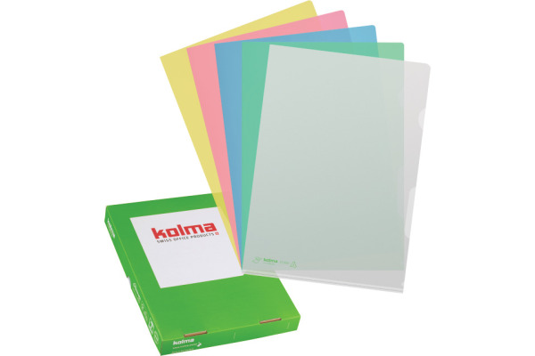 KOLMA Visa Dossier LineaVerde A4 59.880.00 transp.,CopyResistant 100 Stk.