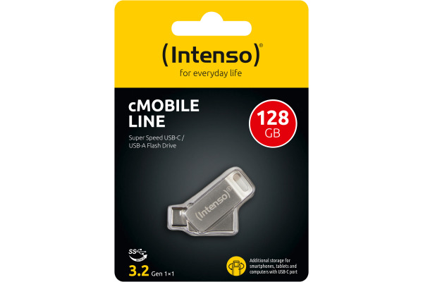 INTENSO USB-Stick cMOBILE LINE 128GB 3536491 USB 3.2, USB-A & USB-C