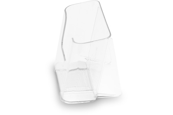DEFLECTO Prospekthalter 115x100mm 75001 transparent 1/3 hoch