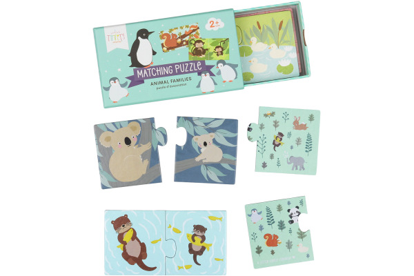 ALLC Puzzle PGMPAN11 Animal Family 20-teilig