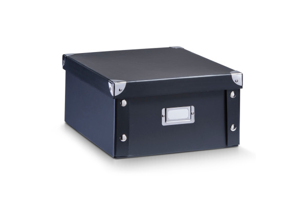 ZELLER Aufbewahrungsbox 11l 17918 schwarz 31x26x14cm