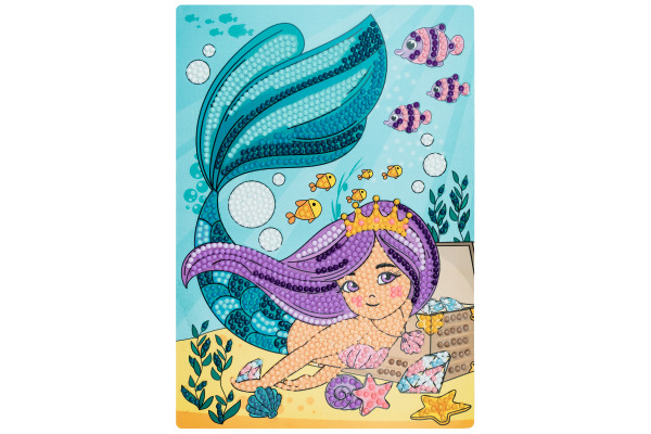 URSUS Diamond Sticker Princess 43510002 2 Karten, 2 Anhänger