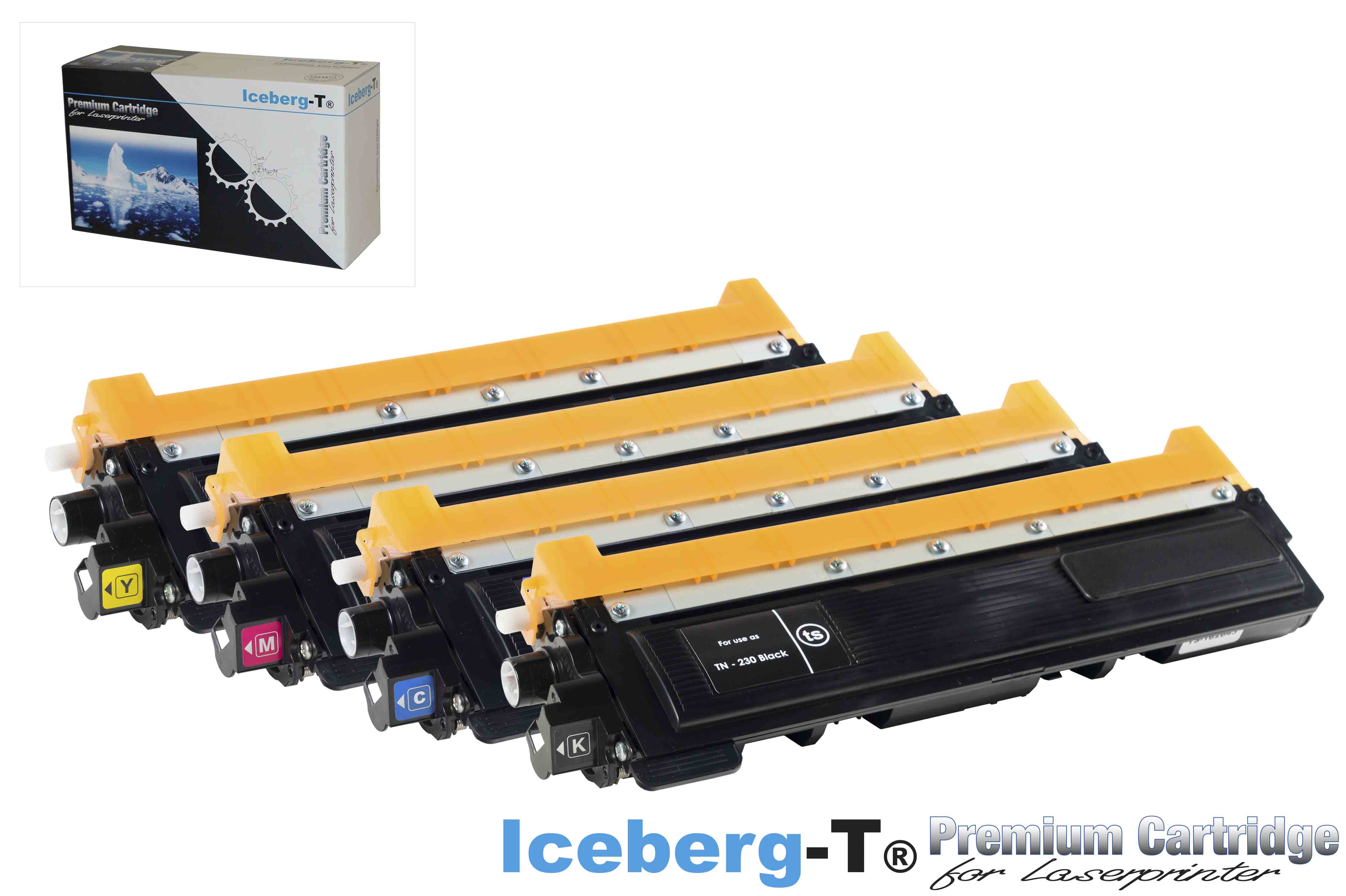 Iceberg-T Toner SET TN-230 Set mit allen vier Farben