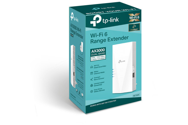 TP-LINK RE700X RE700X AX3000 WiFi 6 Range Extender